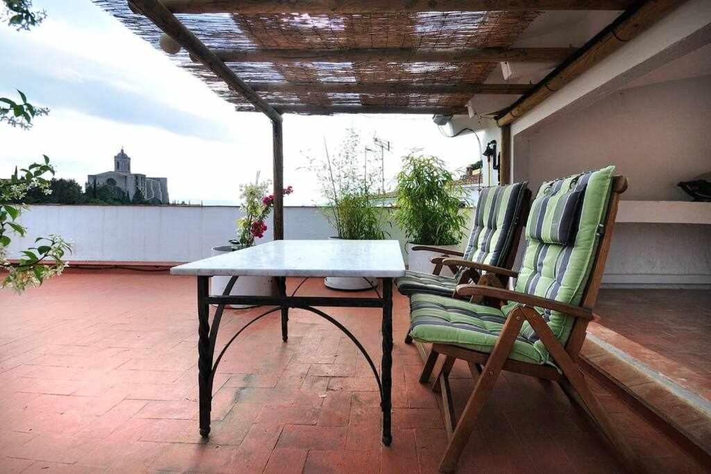 Apartamento Con Increibles Vistas Y Terraza Apartment Girona Exterior photo